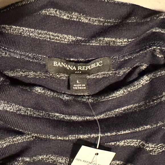 NWT Banana Republic mock turtleneck knit long sleeve top size large - Picture 5 of 6